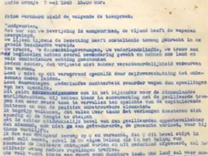 Lees meer over het artikel Radiotoespraak Prins Bernhard 7 Mei 1945